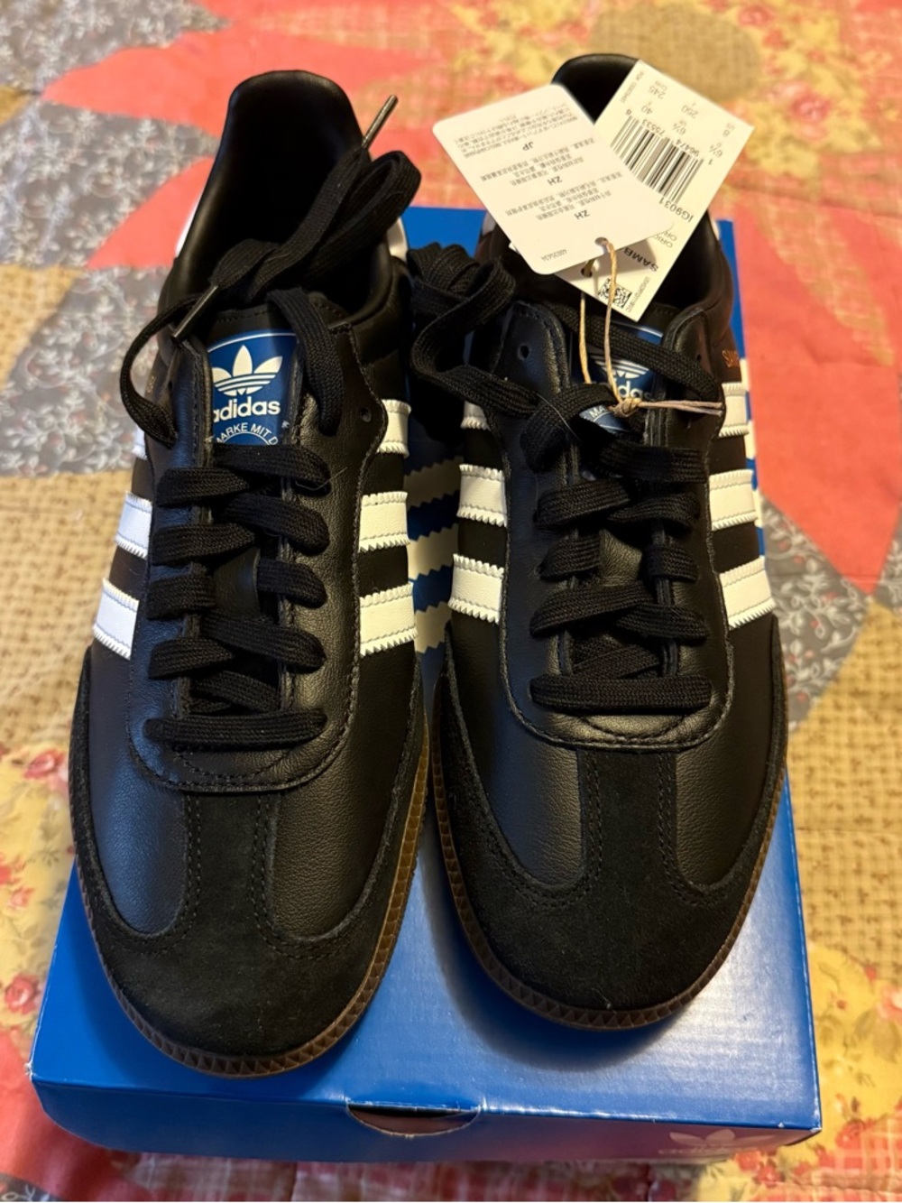 adidas Samba OG W Black White with Gum Sole BNWB